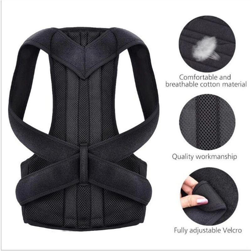 Idavita Pro Posture Corrector — Adjustable Back & Shoulder Support