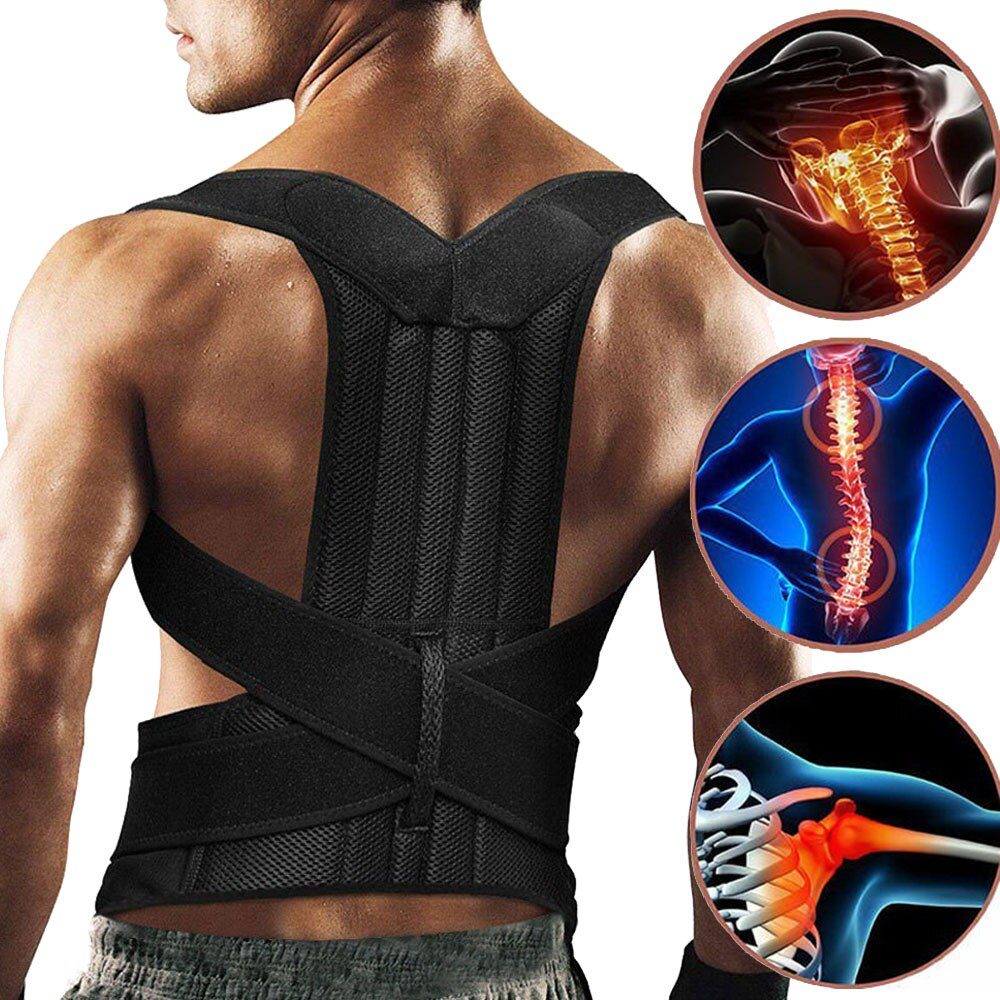 Idavita Pro Posture Corrector — Adjustable Back & Shoulder Support