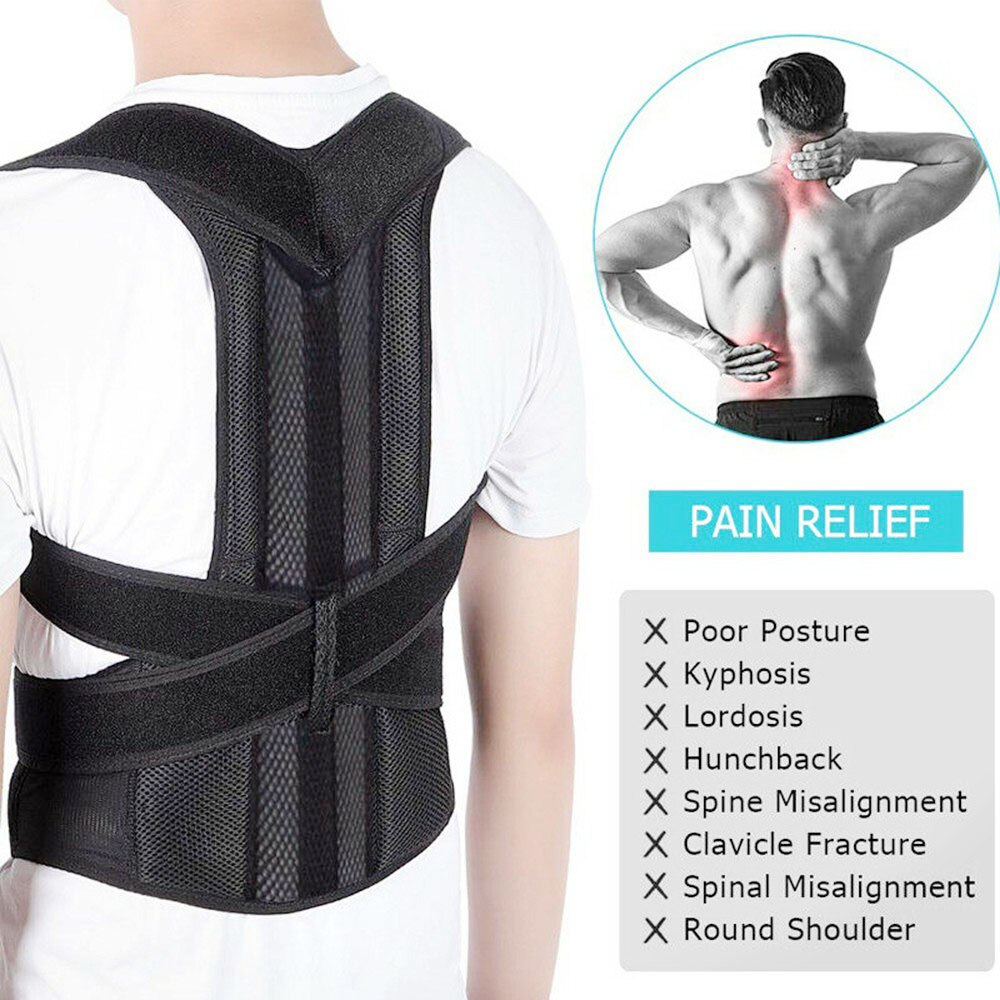 Idavita Pro Posture Corrector — Adjustable Back & Shoulder Support