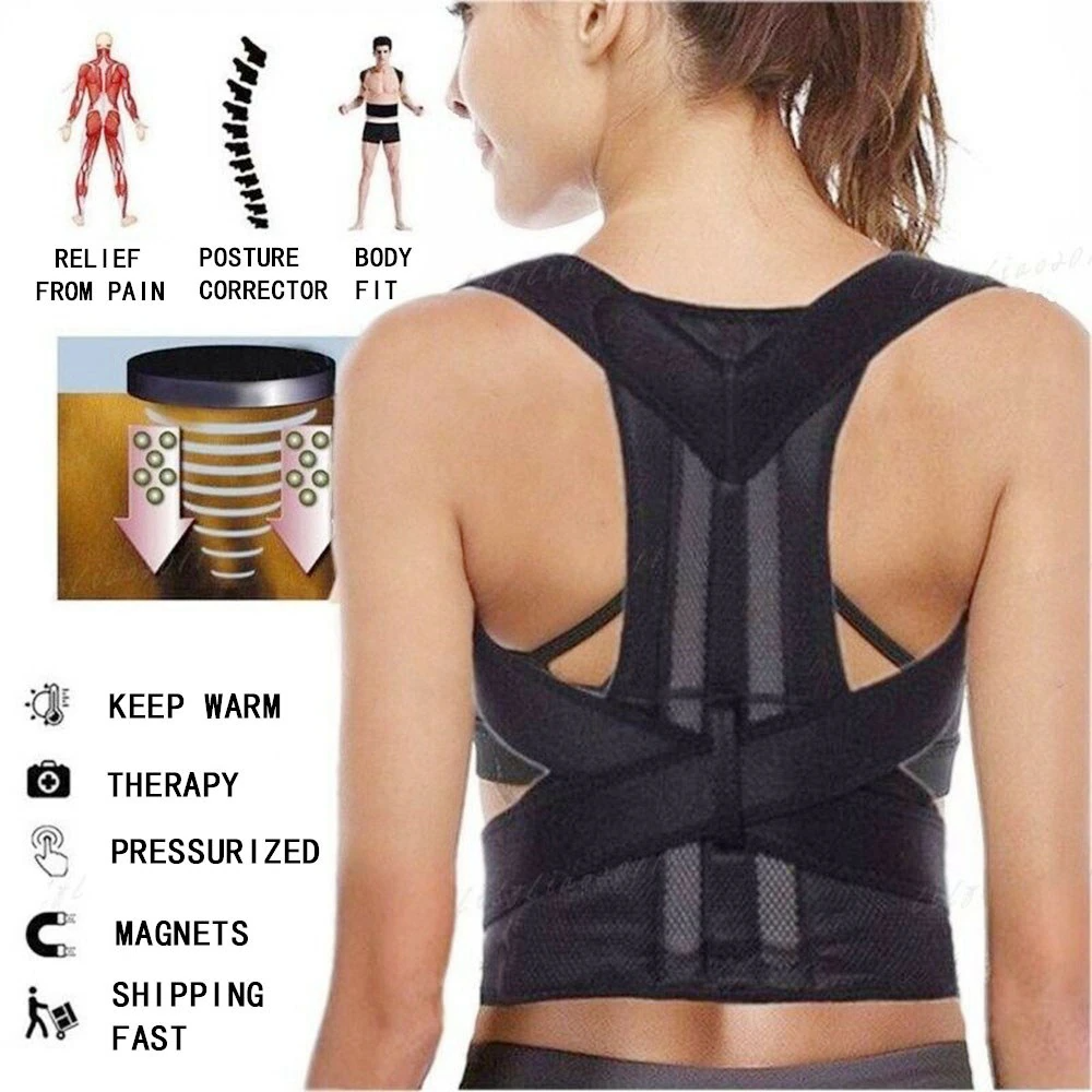 Idavita Pro Posture Corrector — Adjustable Back & Shoulder Support